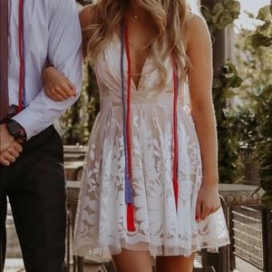 White Graduation Dress